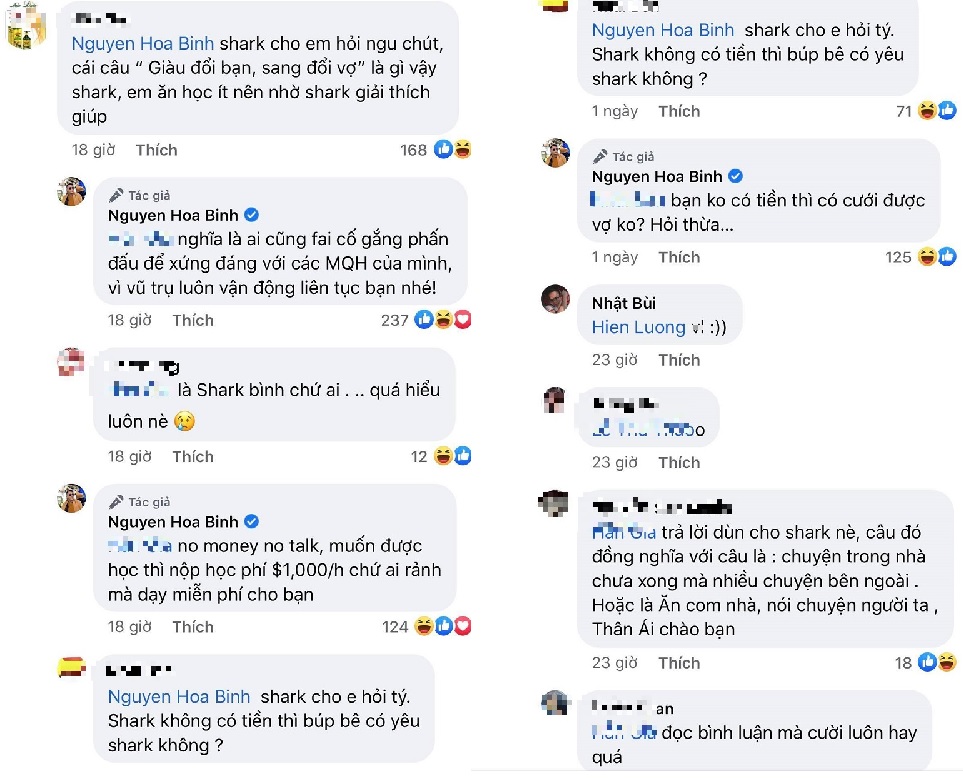 Màn đối đáp của Shark Bình khi bị hỏi 'Giàu đổi bạn, sang đổi vợ'