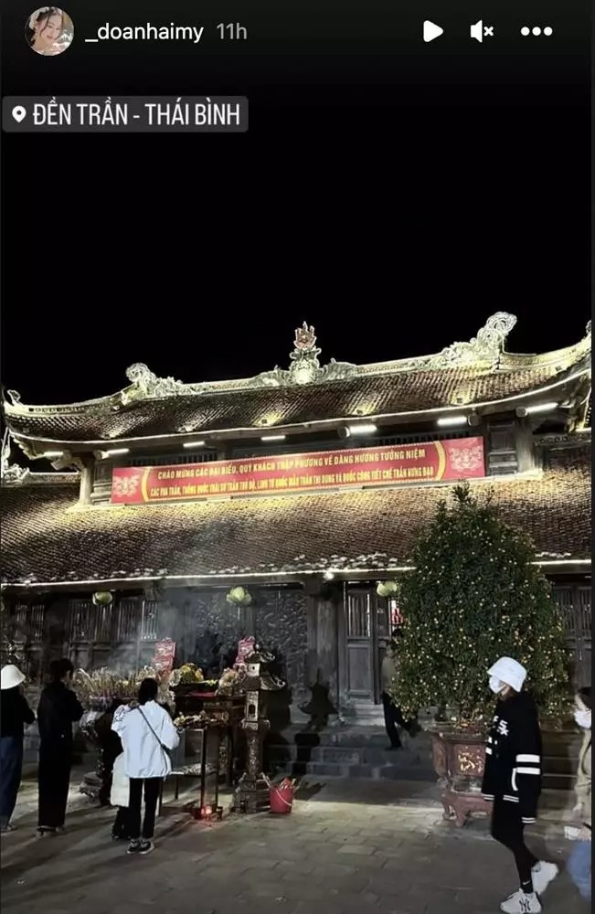 Doãn Hải My đón Tết ở Thái Bình năm nay.