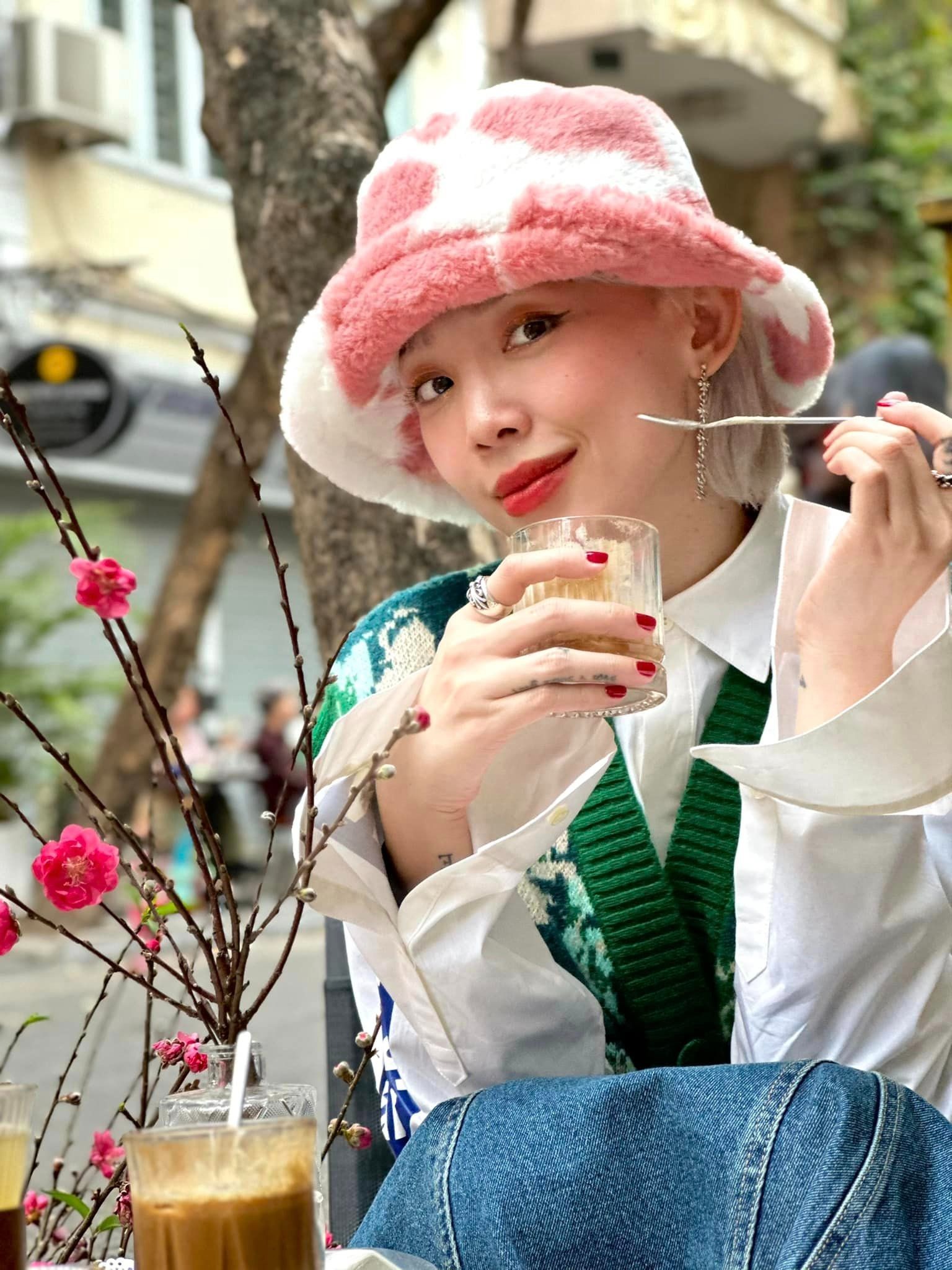 Tóc Tiên chuẩn bị một tâm hồn trong lành đón Tết. Ảnh: FBNV