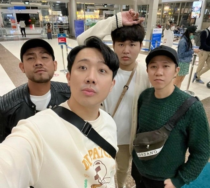 Trấn Thành và hội bạn thân.