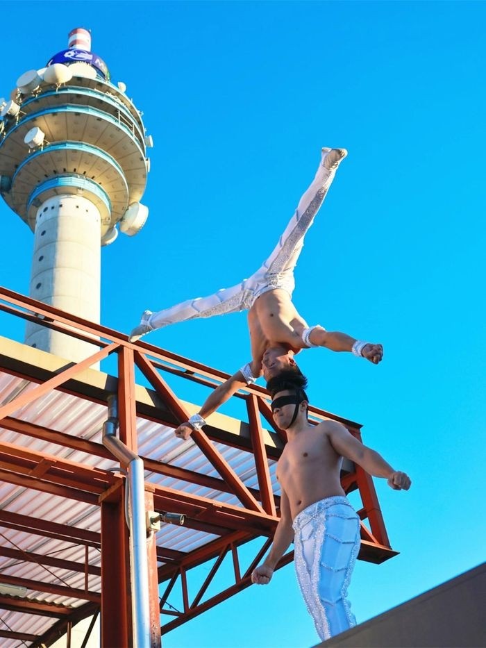 Quốc Cơ, Quốc Nghiệp trong buổi tập luyện chiều 2/2. Ảnh: VNN