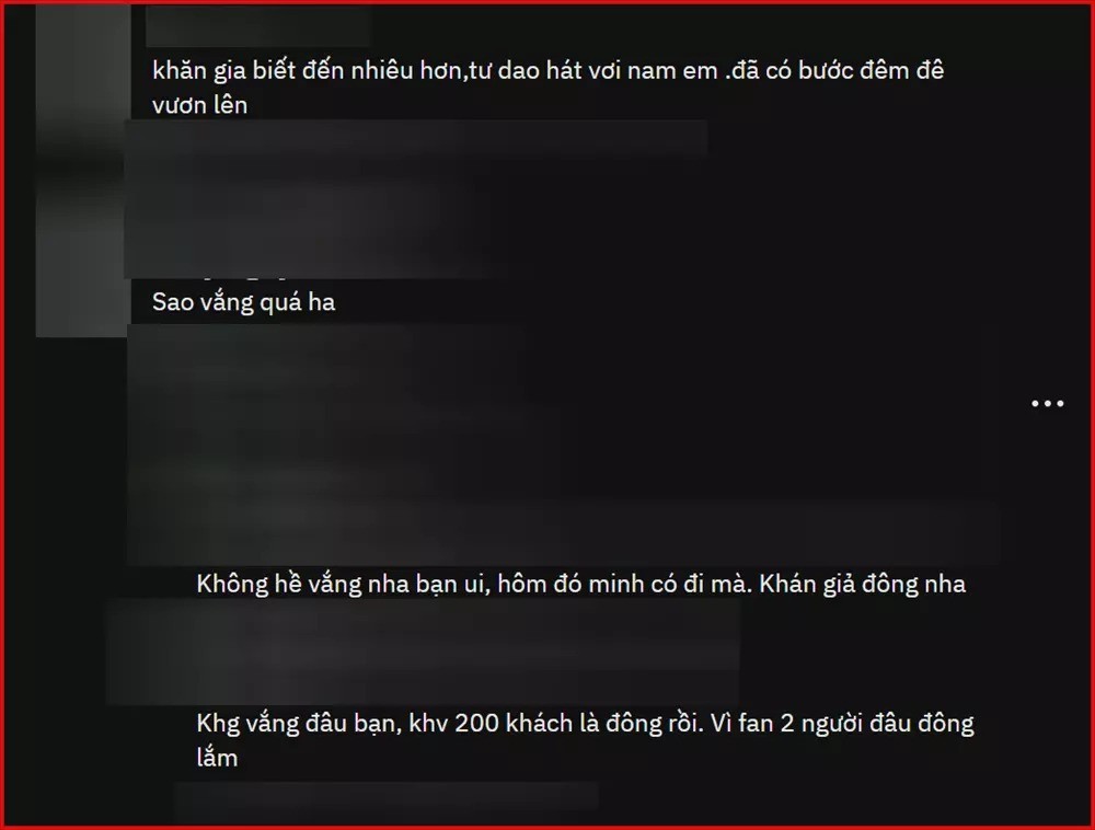 Cư dân mạng có những ý kiến trái chiều về buổi diễn của Bạch Công Khanh. Ảnh chụp màn hình
