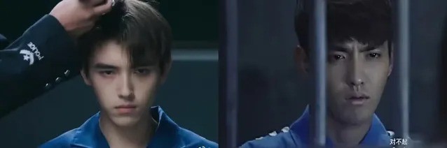 Ảnh 'vô tù' của 2 nam diễn viên khiến khán giả bật cười.