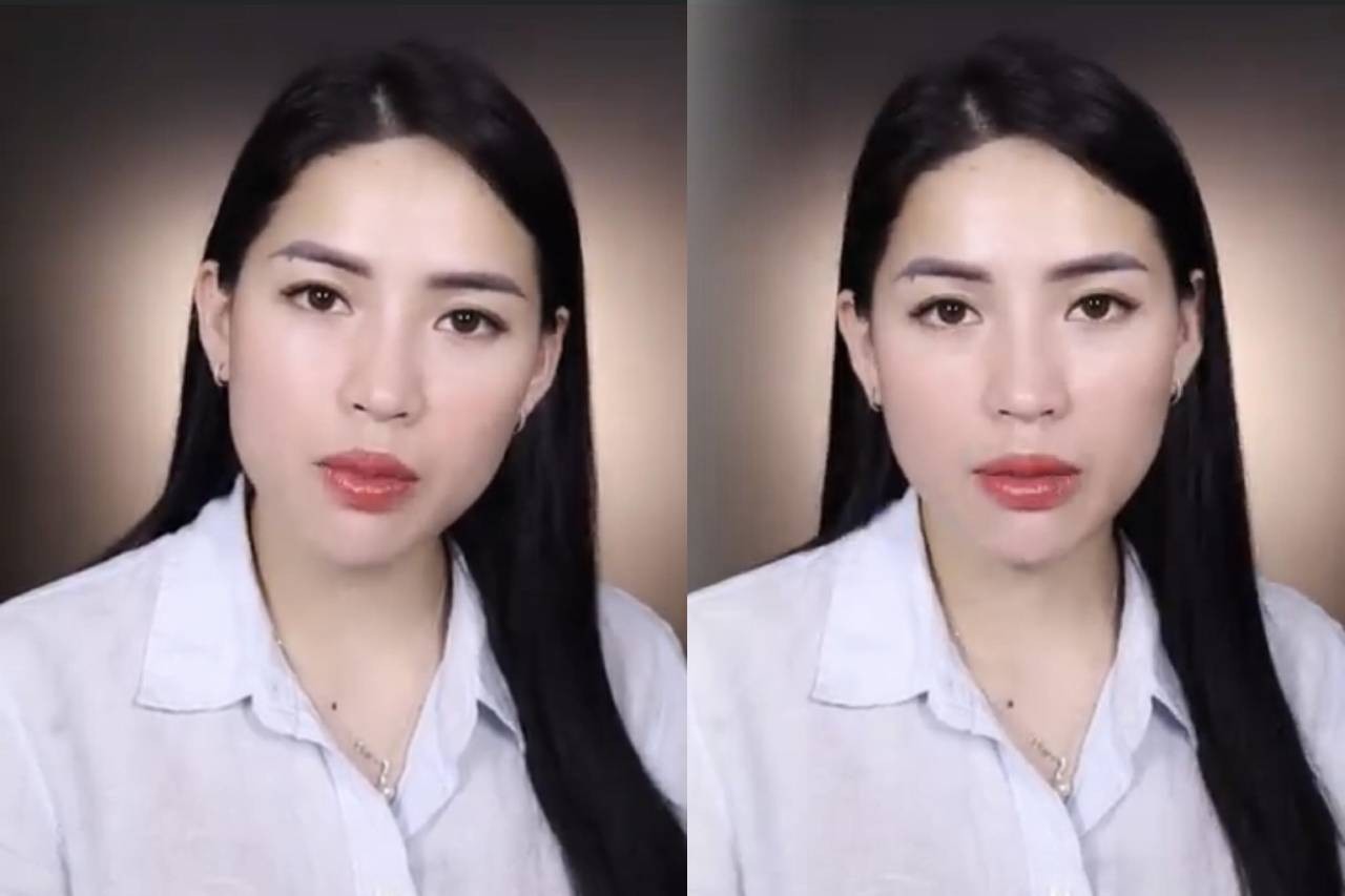 Biểu cảm chân thành, cầu thị của Võ Hà Linh trong video xin lỗi. Ảnh chụp màn hình