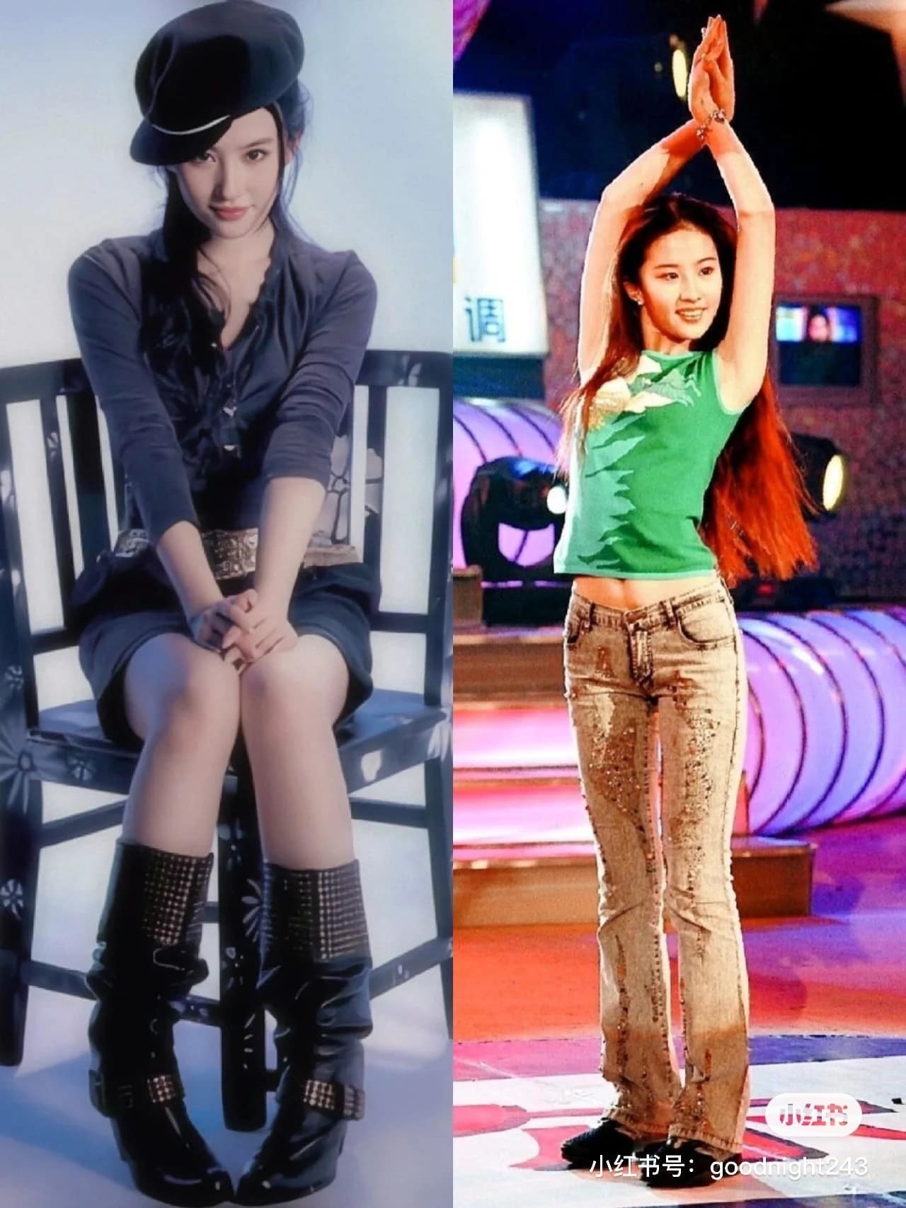 Outfit bên trái ăn đứt nhiều hot girl GenZ bây giờ.