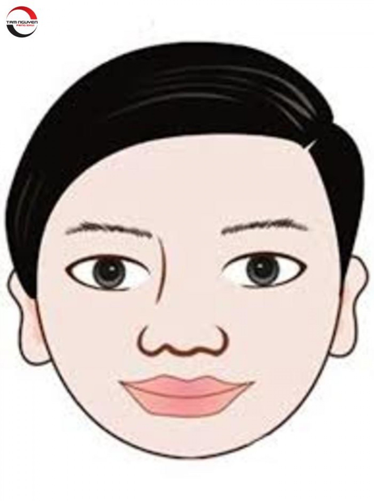 Hình dạng khuôn mặt tròn. Ảnh minh họa: Internet