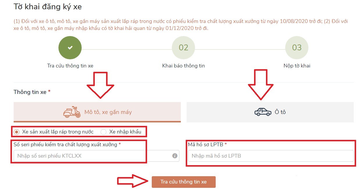 8 bước đăng ký cấp biển số định danh online và 4 địa điểm đăng ký xe chi tiết, chính xác nhất - Ảnh 6 8 bước đăng ký cấp biển số định danh online và 4 địa điểm đăng ký xe chi tiết, chính xác nhất - Ảnh 6