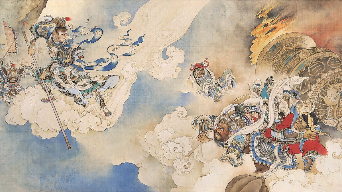 Những yêu quái có người nhà trời 'chống lưng' cũng không sợ Tôn Ngộ Không bởi chúng biết bản thân có người che chở. Ảnh minh họa: Internet