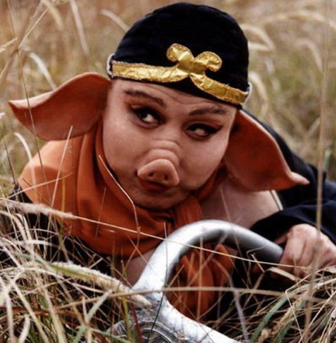 Tạo hình Trư Bát Giới trắng trẻo, đáng yêu trong Tây Du Ký 1986 đã in sâu trong tâm trí khán giả. Ảnh: Internet Tạo hình Trư Bát Giới trắng trẻo, đáng yêu trong Tây Du Ký 1986 đã in sâu trong tâm trí khán giả. Ảnh: Internet