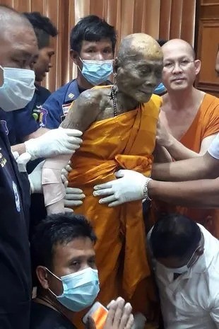 Nhiều người cho rằng sư thầy Pian đã đạt đến trạng thái niết bàn sau một đời tu tập. Ảnh: Internet Nhiều người cho rằng sư thầy Pian đã đạt đến trạng thái niết bàn sau một đời tu tập. Ảnh: Internet