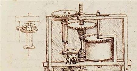 Bản vẽ hộp số tự động được da Vinci thiết kế từ rất sớm. Bản vẽ hộp số tự động được da Vinci thiết kế từ rất sớm.