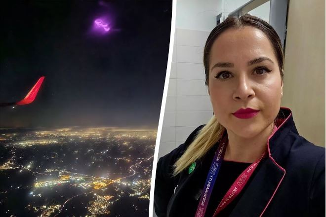 Denisa Tanase tuyên bố cô đã quay được UFO. Ảnh: Mirror Denisa Tanase tuyên bố cô đã quay được UFO. Ảnh: Mirror