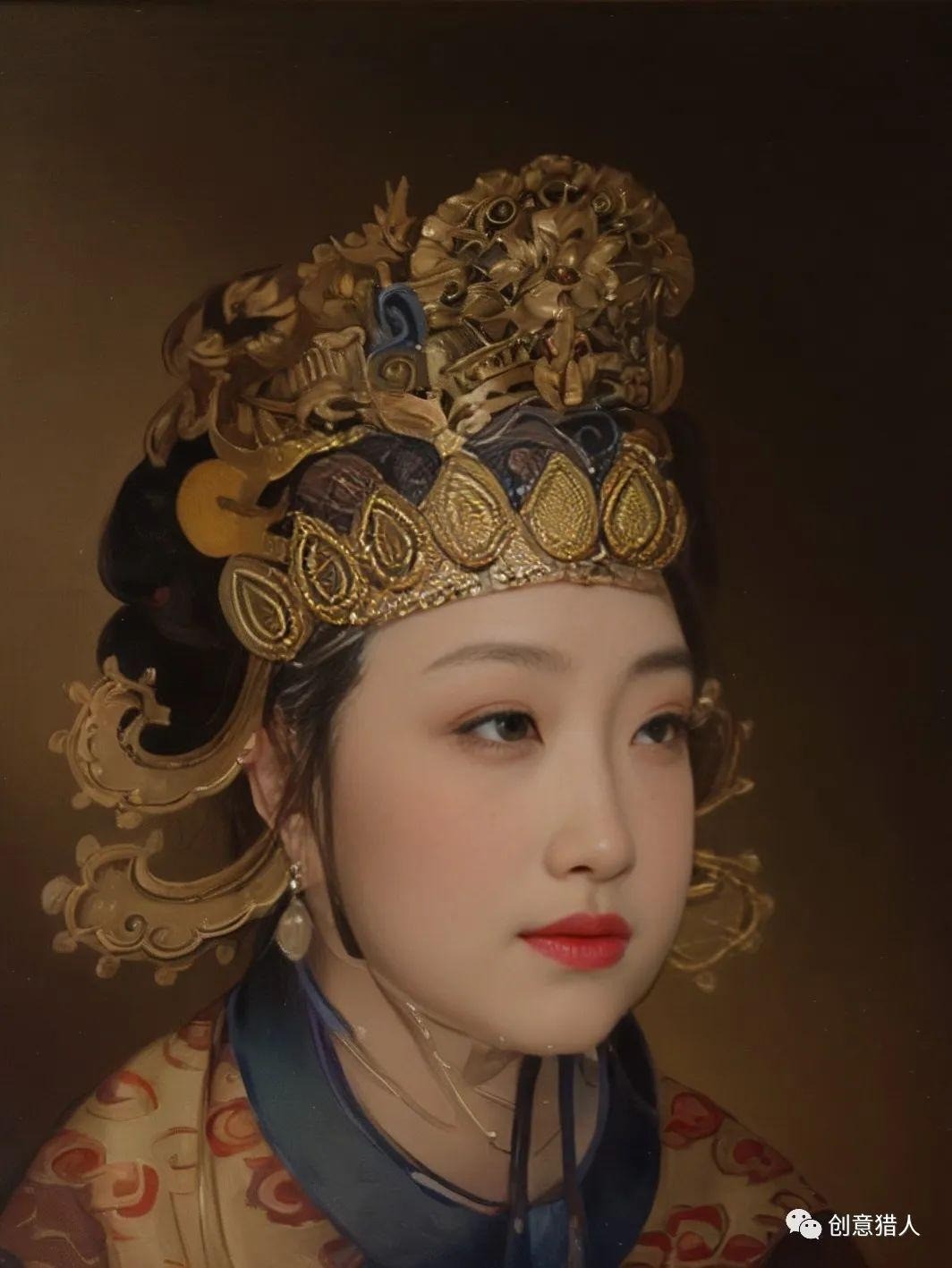 AI sử dụng Stable Diffusion để khôi phục chân dung Võ Tắc Thiên.