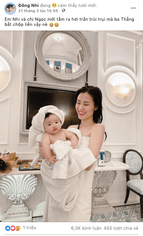 Bức ảnh đáng yêu của 2 mẹ con Đông Nhi được Ông Cao Thắng chụp cán mốc 1 triệu like Bức ảnh đáng yêu của 2 mẹ con Đông Nhi được Ông Cao Thắng chụp cán mốc 1 triệu like