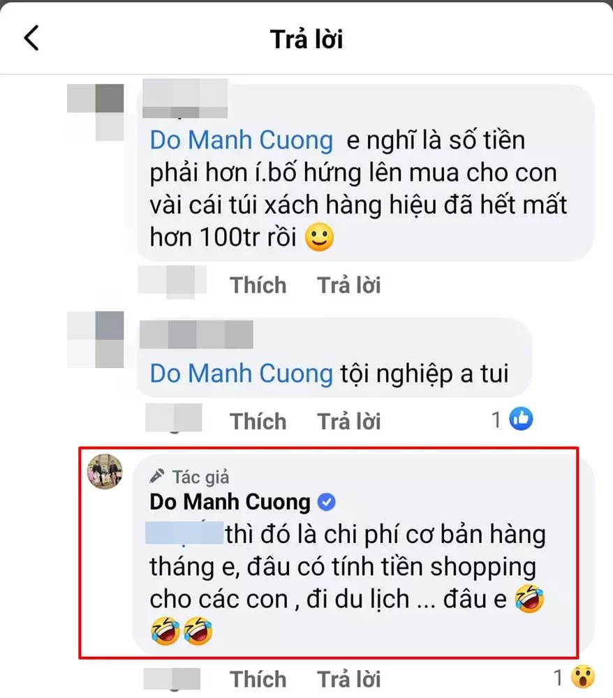 Đỗ Mạnh Cường cho biết đây chỉ là chi phí cơ bản chưa tính tiền shopping, du lịch Đỗ Mạnh Cường cho biết đây chỉ là chi phí cơ bản chưa tính tiền shopping, du lịch