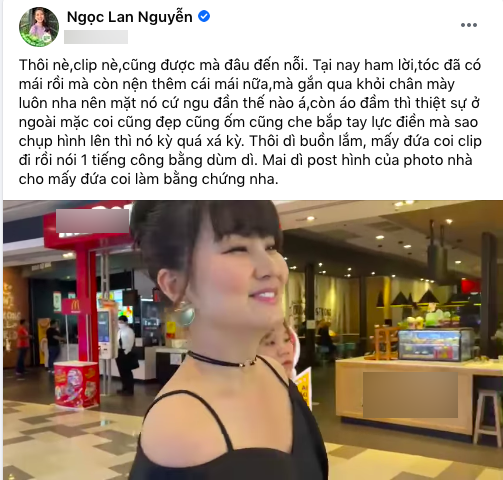 Nữ diễn viên Bán chồng còn hứa hẹn sẽ đăng ảnh của 'photo nhà' để làm bằng chứng