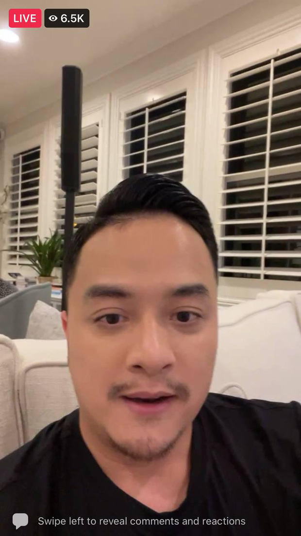 Trưa hôm qua (23/4), Cao Thái Sơn cũng đăng livestream giải đáp mọi thắc mắc của khán giả sau loạt lùm xùm với Nathan Lee Trưa hôm qua (23/4), Cao Thái Sơn cũng đăng livestream giải đáp mọi thắc mắc của khán giả sau loạt lùm xùm với Nathan Lee