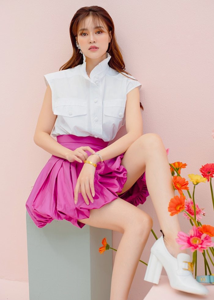 Lan Ngọc gây bất ngờ khi chỉ mới tham gia chiến dịch quảng bá. (Ảnh: FBNV) Lan Ngọc gây bất ngờ khi chỉ mới tham gia chiến dịch quảng bá. (Ảnh: FBNV)
