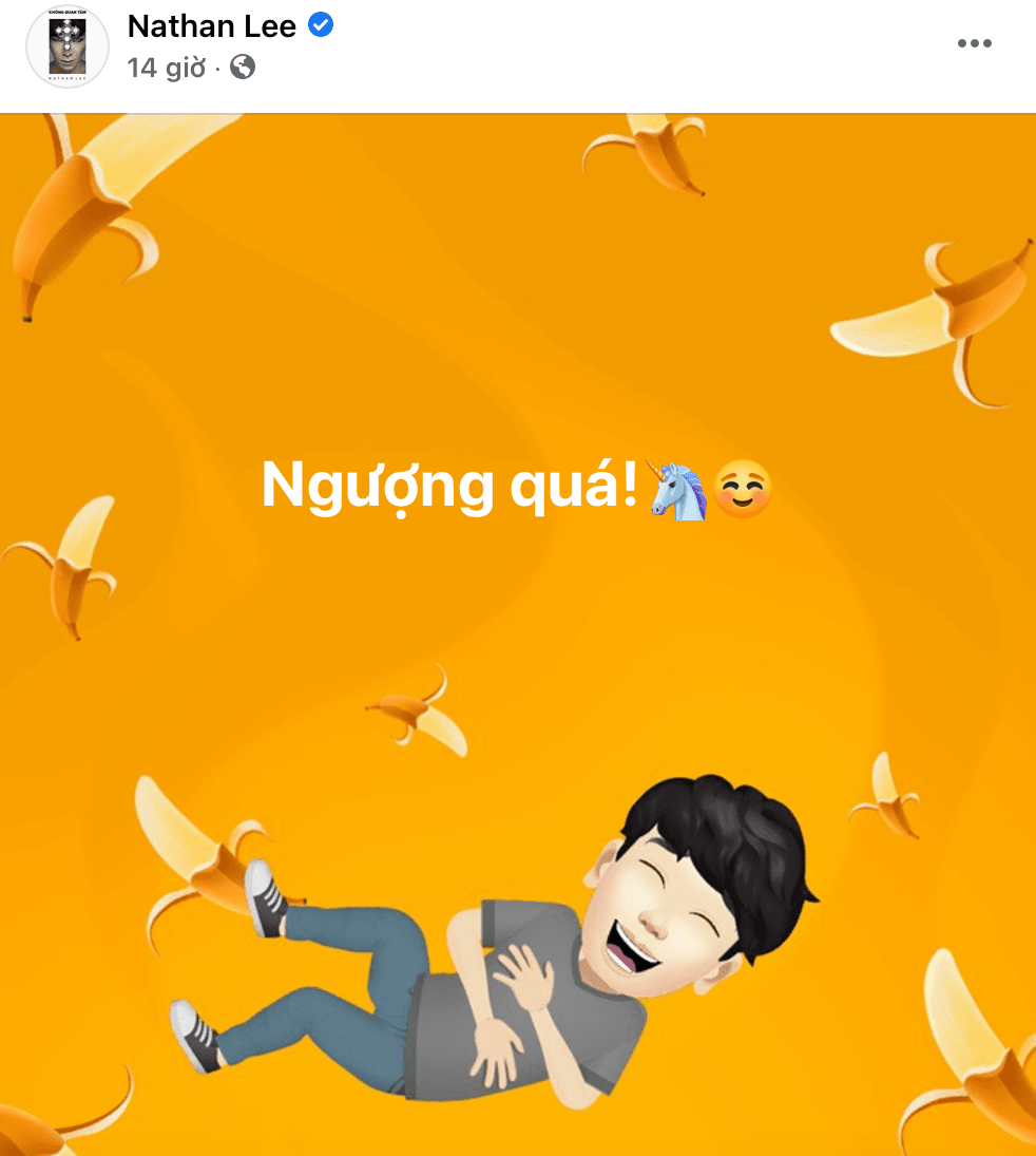 Nam ca sĩ ngại ngùng khi bị phát hiện việc mình 'bình luận dạo'. (Ảnh: Chụp màn hình)