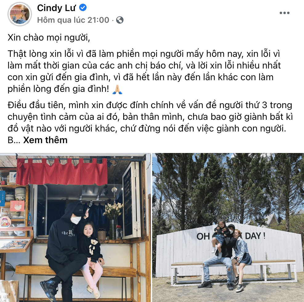 Cindy Lư xác nhận mối quan hệ tình cảm với Đạt G