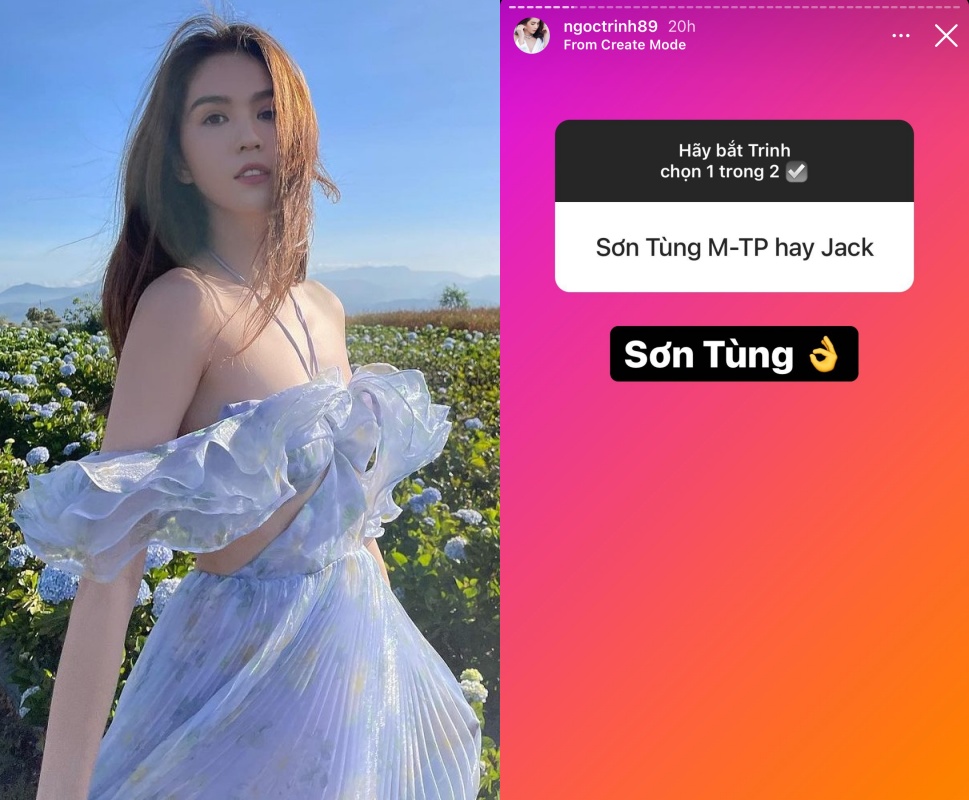 Ngọc Trinh quyết định chọn giọng ca Muộn rồi sao mà còn