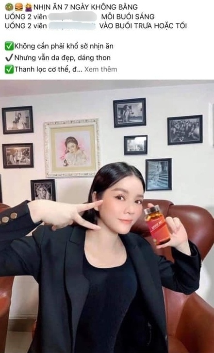 Hình ảnh Lý Nhã Kỳ bị cắt ghép bán hàng kém chất lượng Hình ảnh Lý Nhã Kỳ bị cắt ghép bán hàng kém chất lượng