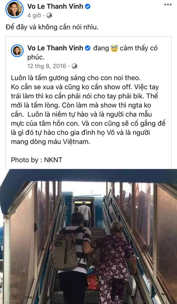 Thành Vĩnh lên tiếng bảo vệ NS Hoài Linh