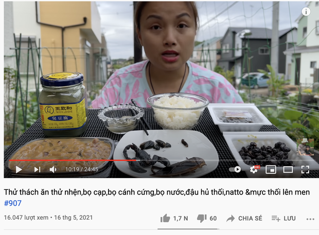 Vlog lần này cô đã rút kinh nghiệm khi không cho bé Sa xuất hiện. Ảnh màn hình Vlog lần này cô đã rút kinh nghiệm khi không cho bé Sa xuất hiện. Ảnh màn hình