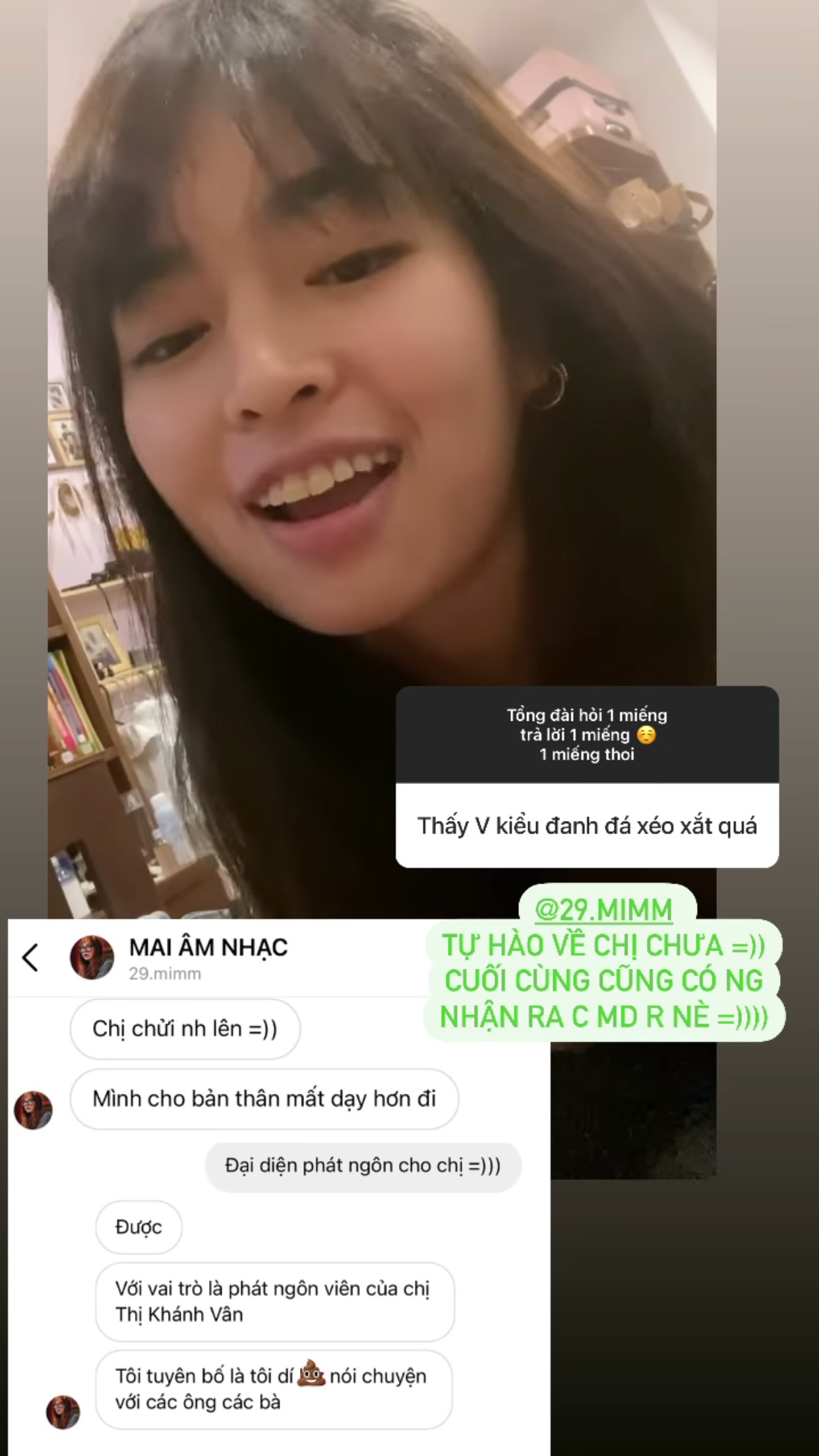 Nhiều người thất vọng với câu trả lời của Khánh Vân Nhiều người thất vọng với câu trả lời của Khánh Vân