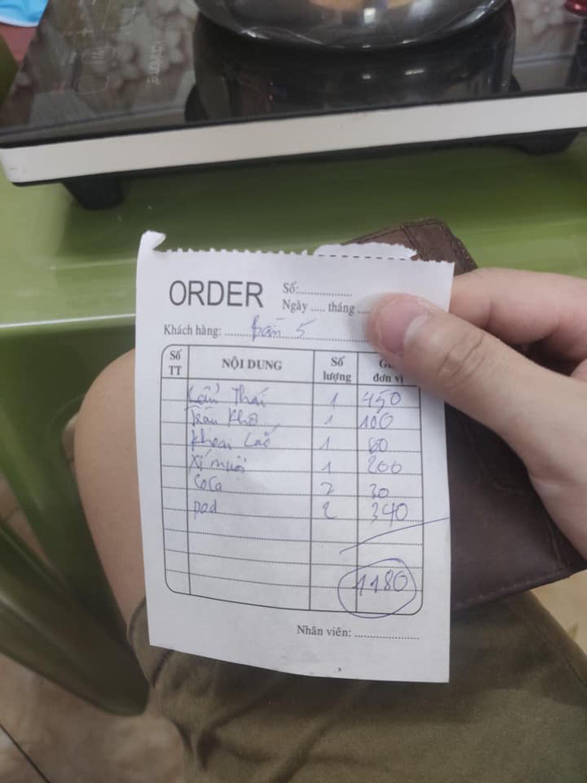 Tờ hóa đơn 1,2 triệu khiến nhiều người xót thay