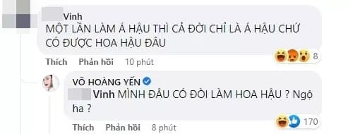 Võ Hoàng Yến vỗ thẳng mặt CĐM khi bị khịa 'cả đời chỉ là Á hậu'