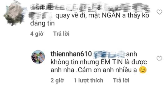 Thiện Nhân luôn lên tiếng bênh vực người tình đồng giới bất chấp bị dân tình và gia đình ý kiến. Ảnh: Instagram