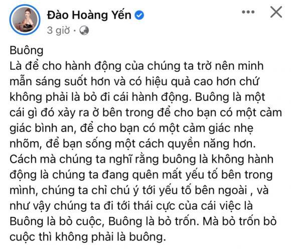 'Cô Xuyến' Hoàng Yến lần đầu nói về chuyện buông bỏ hậu ly hôn lần 4 - Ảnh 1 'Cô Xuyến' Hoàng Yến lần đầu nói về chuyện buông bỏ hậu ly hôn lần 4 - Ảnh 1
