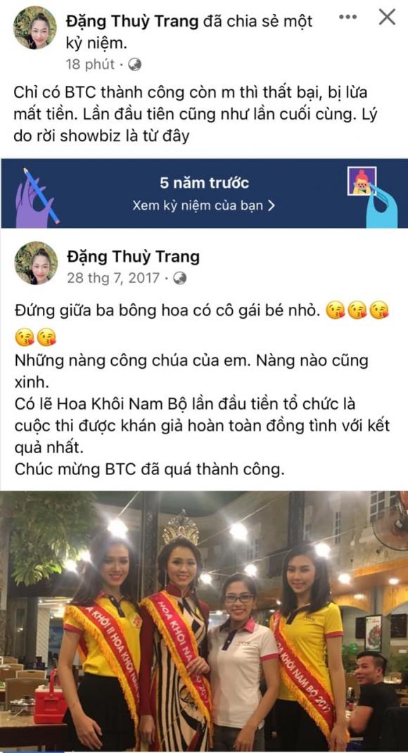 Chị gái hoa hậu Đặng Thu Thảo tiếp tục đăng đàn để khịa hoa hậu Thùy Tiên. Ảnh: Facebook