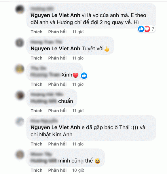 Dòng bình luận của diễn viên Việt Anh nhanh chóng thu hút được sự chú ý của dân tình. Ảnh: Facebook Dòng bình luận của diễn viên Việt Anh nhanh chóng thu hút được sự chú ý của dân tình. Ảnh: Facebook