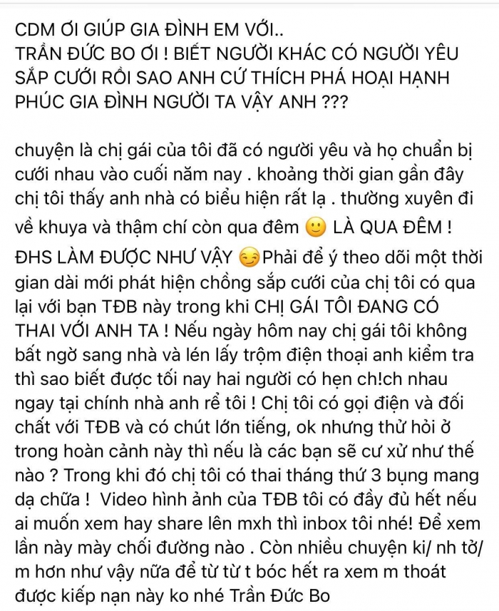 Trần Đức Bo bị tố là 'trà xanh', rò rỉ loạt ảnh nhức mắt khiến CĐM 'dậy sóng' - Ảnh 1 Trần Đức Bo bị tố là 'trà xanh', rò rỉ loạt ảnh nhức mắt khiến CĐM 'dậy sóng' - Ảnh 1