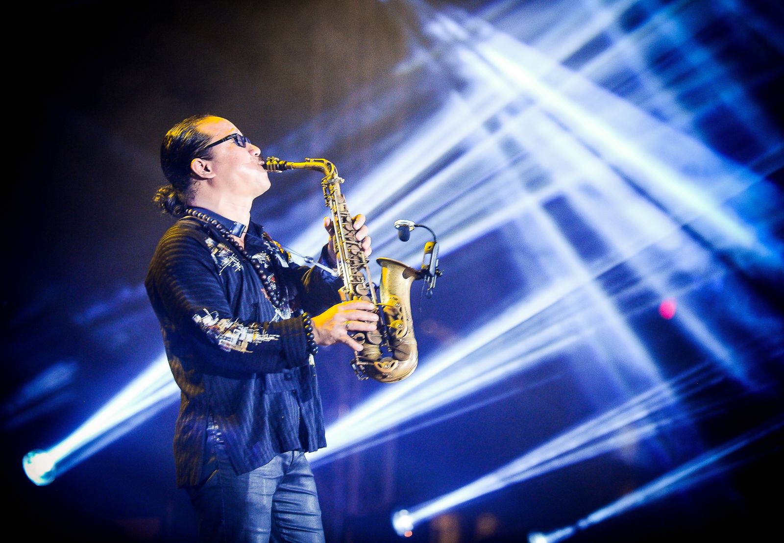 NS Trần Mạnh Tuấn là một trong những nghệ sĩ saxophone nổi tiếng của Việt Nam. Ảnh: Internet