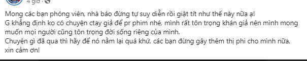 Nữ diễn viên Hương Giang lên tiếng trên trang cá nhân. Ảnh: Facebook Nữ diễn viên Hương Giang lên tiếng trên trang cá nhân. Ảnh: Facebook