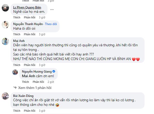 Chia sẻ của Hương Giang nhận về nhiều ý kiến của CĐM. Ảnh: Facebook Chia sẻ của Hương Giang nhận về nhiều ý kiến của CĐM. Ảnh: Facebook