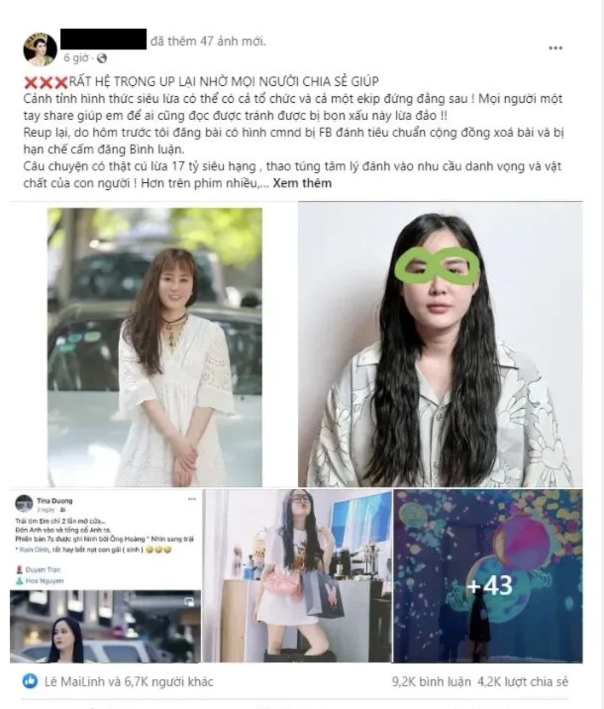 Trước đó hotgirl Bắc Giang bị bóc mẽ lừa đảo với nhiều chiêu trò ly kỳ như trên phim. Ảnh: Facebook