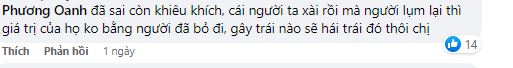 Phương Oanh để lại dòng bình luận gây nhiều tranh cãi trong bài đăng mới nhất sau khi xóa loạt ảnh chụp chung cùng Shark Bình. Ảnh: Facebook
