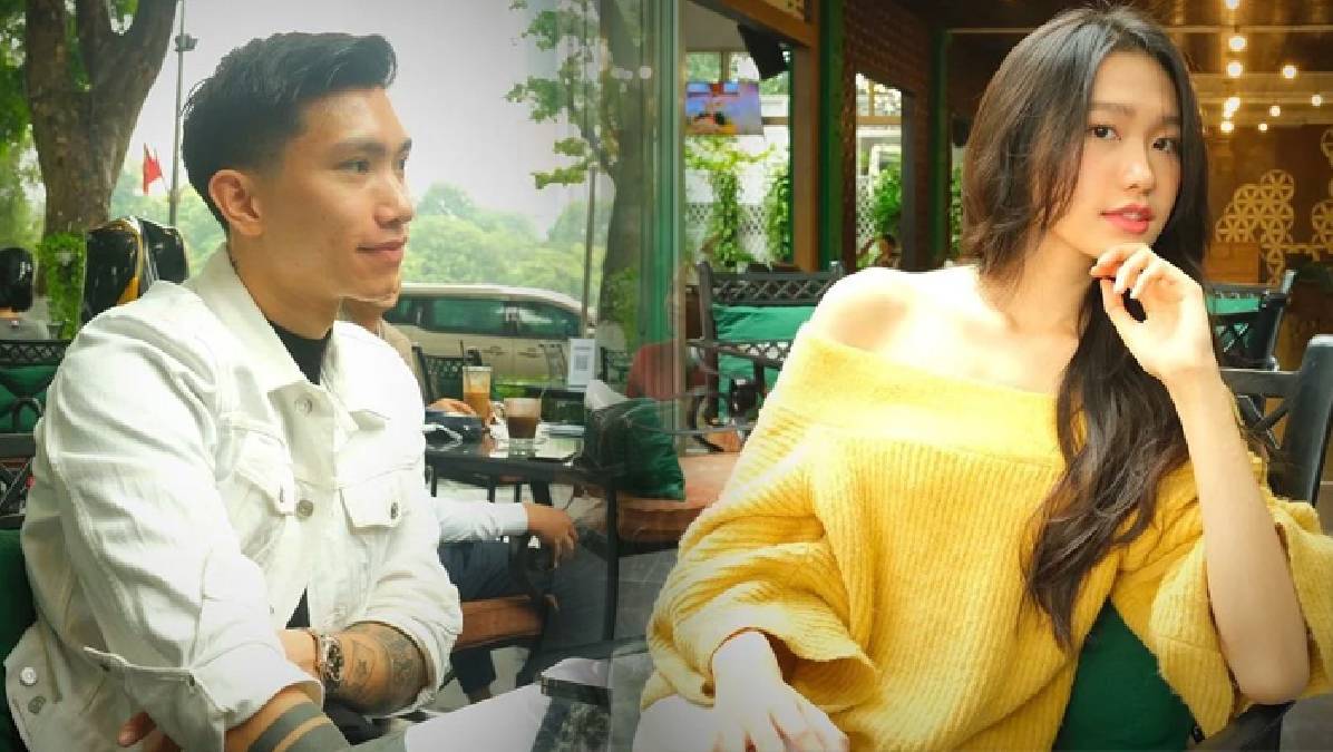 Doãn Hải My và bạn trai Đoàn Văn Hậu. Ảnh: Internet