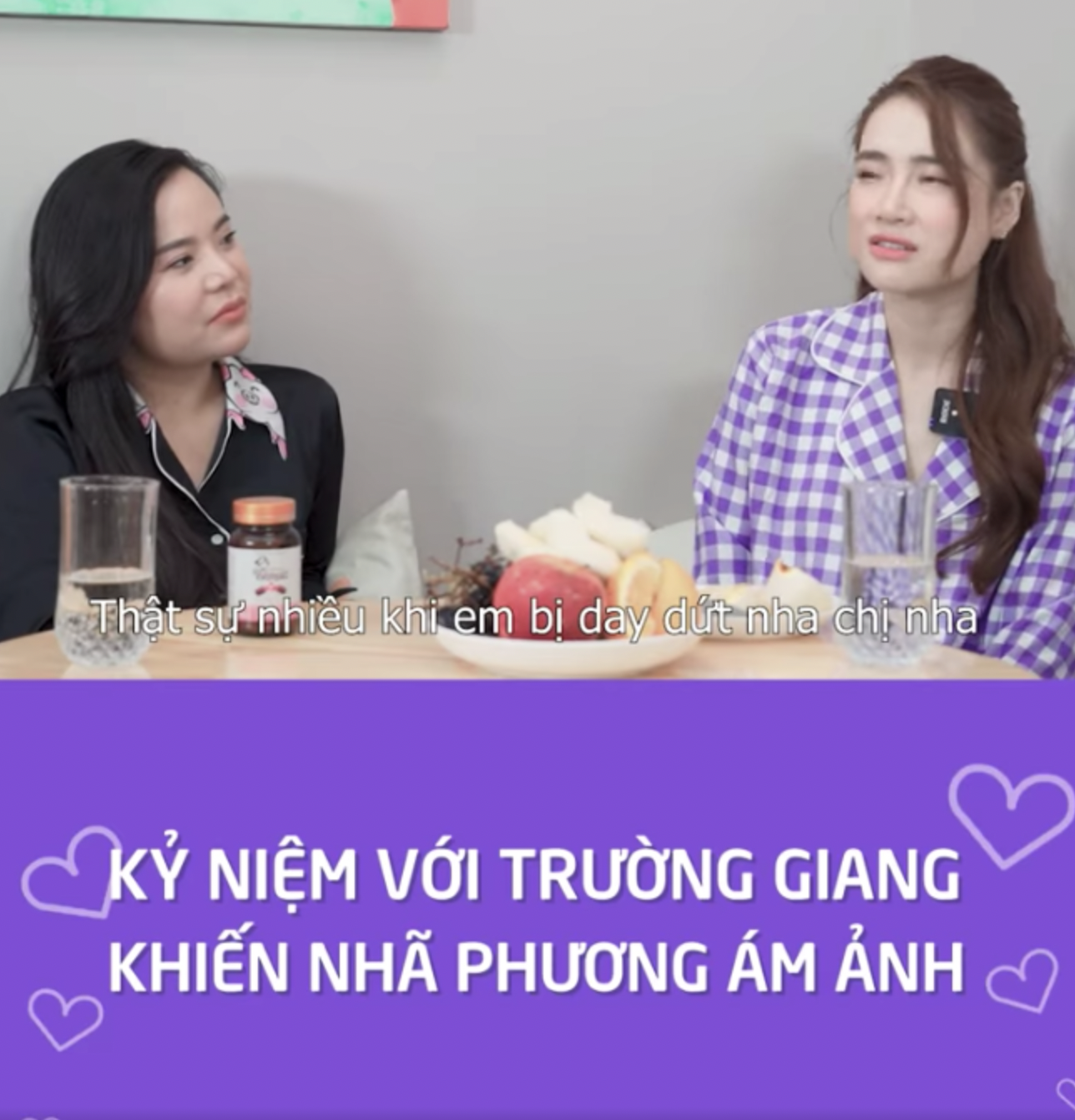 Nhã Phương lần đầu tiết lộ về kỷ niệm cảm thấy day dứt với Trường Giang với một người bạn thân thiết. Ảnh: Facebook