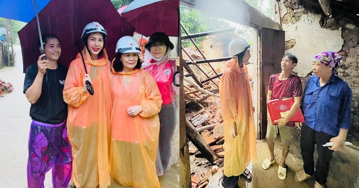 Loạt hình ảnh của Thủy Tiên nhận được cơn mưa lời khen của CĐM. Nhiều dân tình 'quay xe' sau ồn ào sao kê từ thiện dành nhiều lời khen cho nữ ca sĩ. Ảnh: Facebook