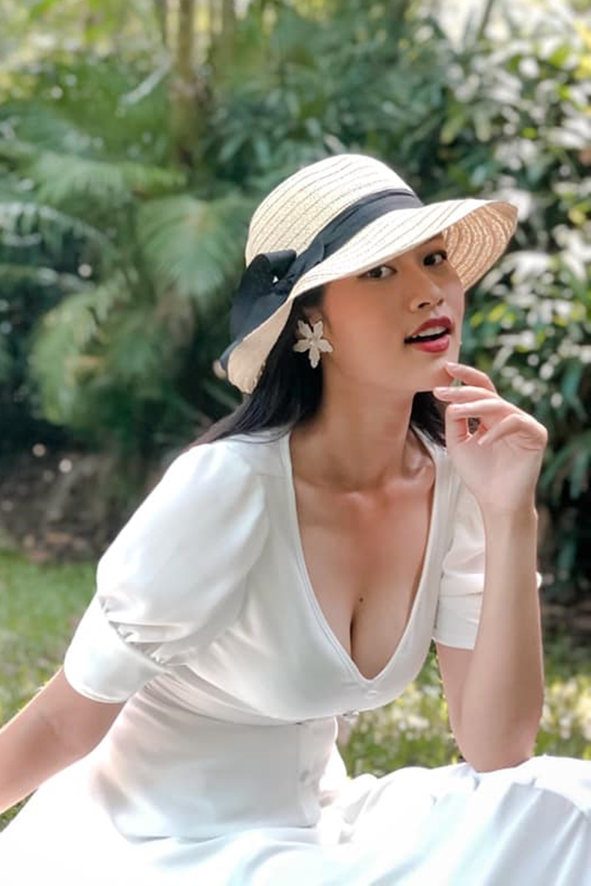 Nhan sắc đời thường xinh đẹp của Đoàn Thiên Ân. Ảnh: Internet