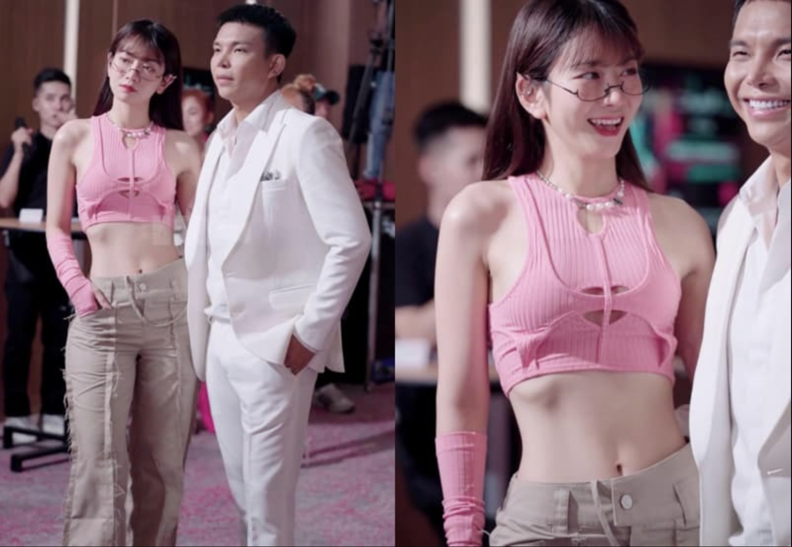 Lê Bống lộ nhan sắc xinh đẹp dưới ống kính của 'team qua đường' - Ảnh 1