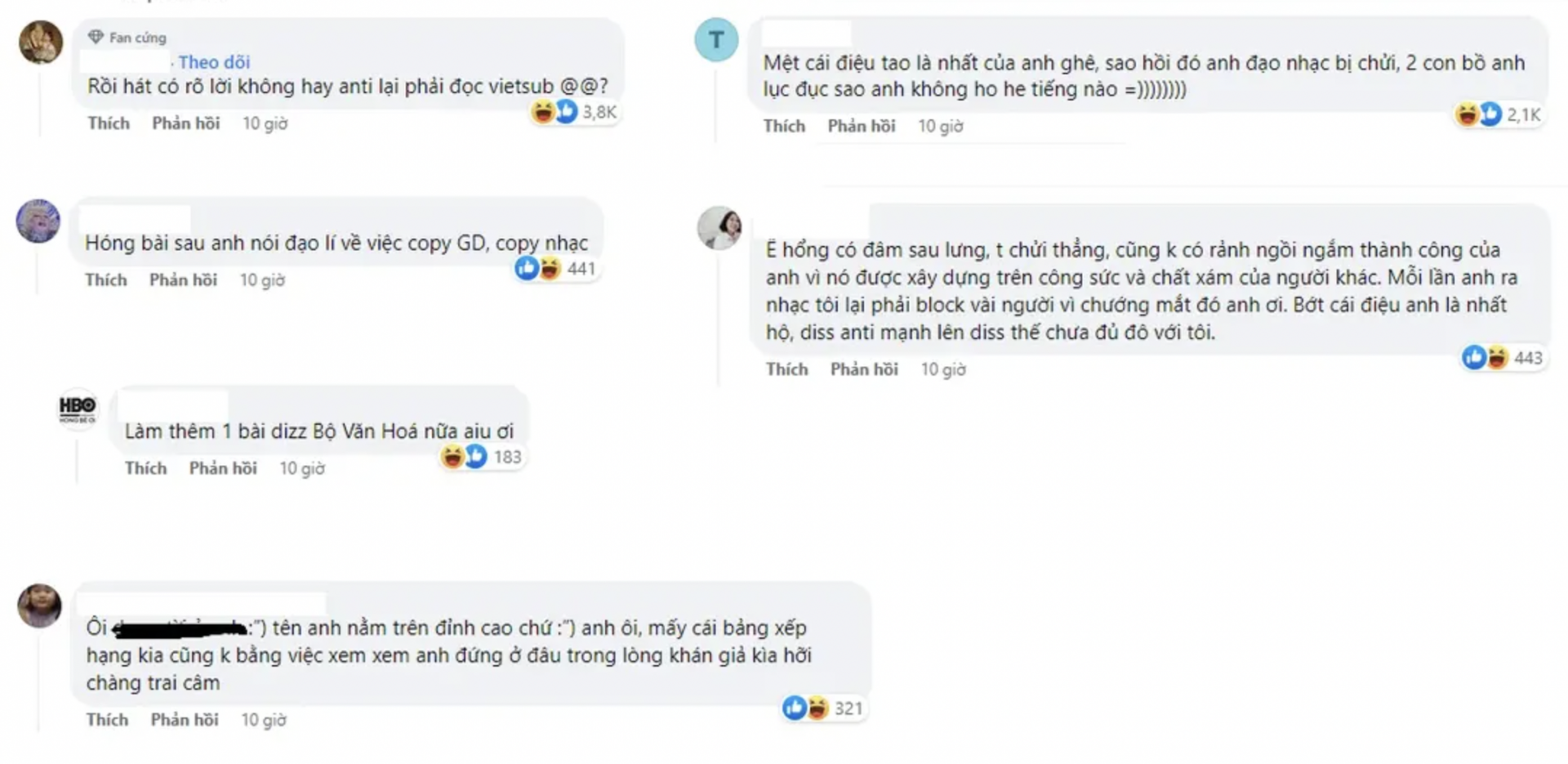 Netizen đưa ra nhiều ý kiến trái chiều, đa phần là chỉ trích Sơn Tùng. Ảnh: Facebook