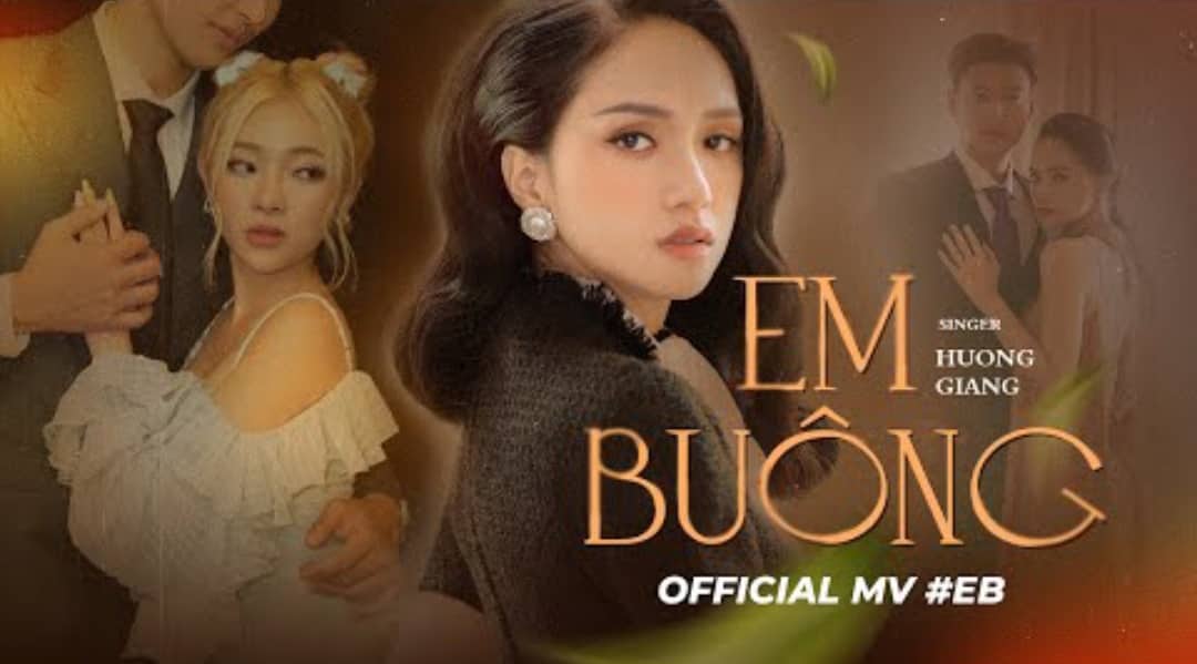 MV mới nhất của Em Buông. Ảnh chụp màn hình