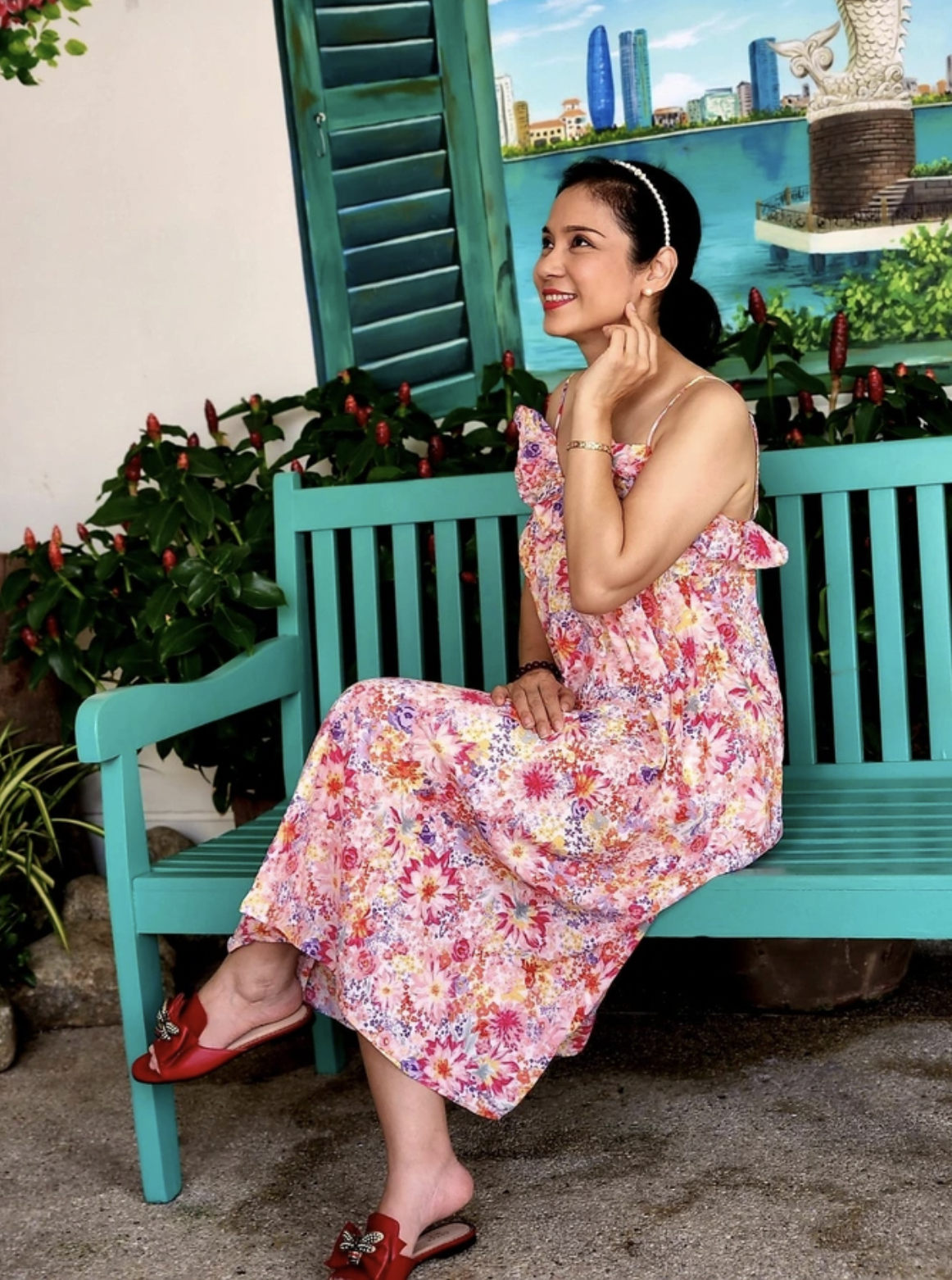 Cô không ngần ngại đáp trả lại những bình luận thiếu thiện chí. Ảnh: Facebook