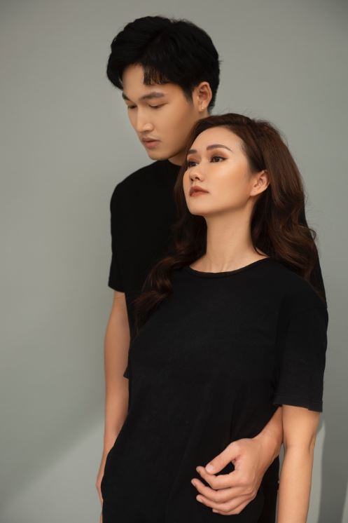 Hương Giang và Đình Tú thời điểm còn mặn nồng. Ảnh:Internet